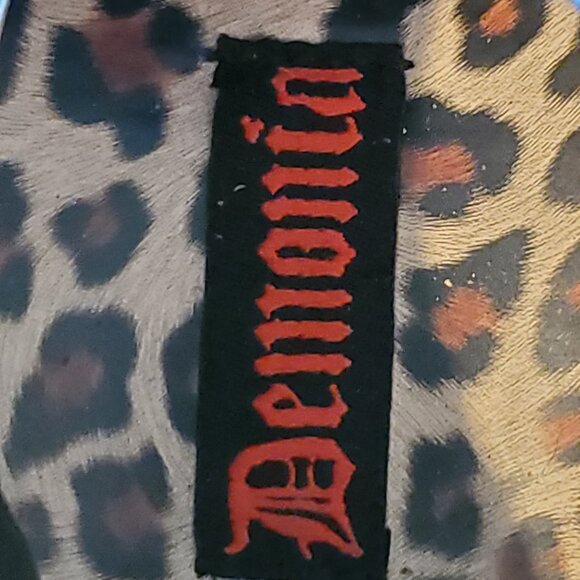 Demonia Creeper 206 Vegan Suede Women's Size 7 - Picture 4 of 6